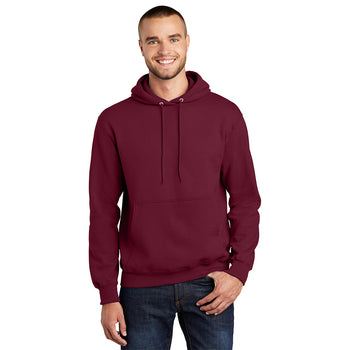 Port & Company PC90H Essential Fleece Pullover Hooded Sweatshirt - Cardinal