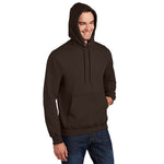 Port & Company PC90H Essential Fleece Pullover Hooded Sweatshirt - Dark Chocolate Brown