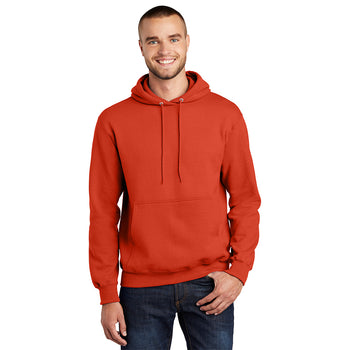 Port & Company PC90H Essential Fleece Pullover Hooded Sweatshirt - Orange