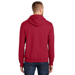 Port & Company PC90H Essential Fleece Pullover Hooded Sweatshirt - Red