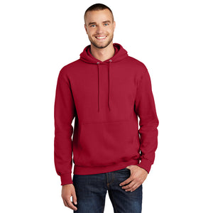 Port & Company PC90H Essential Fleece Pullover Hooded Sweatshirt - Red - 
