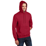 Port & Company PC90H Essential Fleece Pullover Hooded Sweatshirt - Red