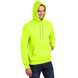 Port & Company PC90H Essential Fleece Pullover Hooded Sweatshirt - Safety Green