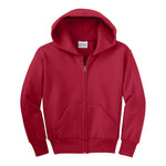 Port & Company PC90YZH Youth Core Fleece Full-Zip Hooded Sweatshirt