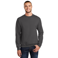 Port & Company PC90 Essential Fleece Crewneck Sweatshirt - Charcoal