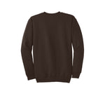 Port & Company PC90 Essential Fleece Crewneck Sweatshirt - Dark Chocolate Brown