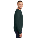 Port & Company PC90 Essential Fleece Crewneck Sweatshirt - Dark Green