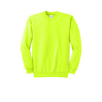 Port & Company PC90 Essential Fleece Crewneck Sweatshirt - Safety Green
