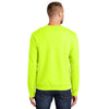 Port & Company PC90 Essential Fleece Crewneck Sweatshirt - Safety Green