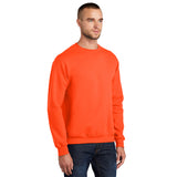 Port & Company PC90 Essential Fleece Crewneck Sweatshirt - Safety Orange