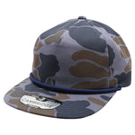 Pit Bull PB312 Old School Camo Unstructured Rope Hat