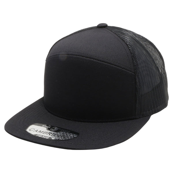 Pitbull Cambridge PB308 7 Panel Camper Hat Mesh Back Snapback