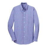 Port Authority S654 Long Sleeve Gingham Easy Care Shirt
