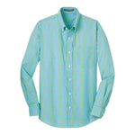 Port Authority S654 Long Sleeve Gingham Easy Care Shirt
