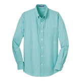 Port Authority S654 Long Sleeve Gingham Easy Care Shirt