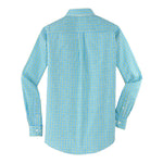 Port Authority S654 Long Sleeve Gingham Easy Care Shirt