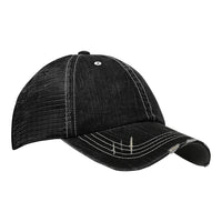 Cobra PT-M Ponytail Cap – Distressed Cotton with Soft Mesh Back