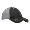 Cobra PT-M Ponytail Cap – Distressed Cotton with Soft Mesh Back