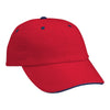 Cobra PTS-R 6-Panel Brushed Twill Relaxed Cap with Sandwich Visor