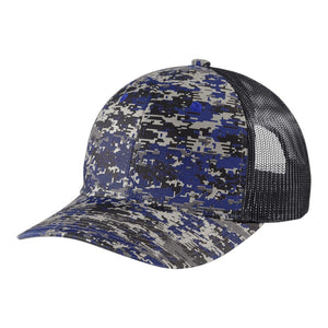 Port Authority C404 Digi Camo Snapback Trucker Cap - 