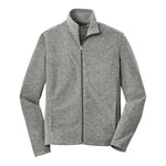 Port Authority F235 Heather Microfleece Full-Zip Jacket