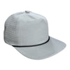 Blank Rope Hats Perforated Unstructured Cap