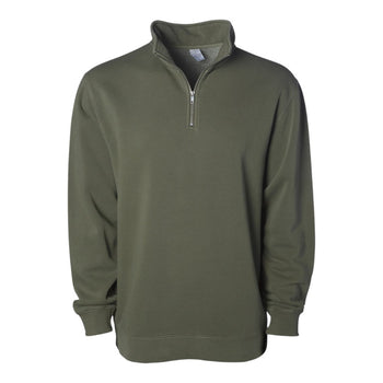 Independent Trading Co PRM4600QZ Unisex Pigment-Dyed Quarter-Zip Pullover