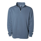Independent Trading Co PRM4600QZ Unisex Pigment-Dyed Quarter-Zip Pullover