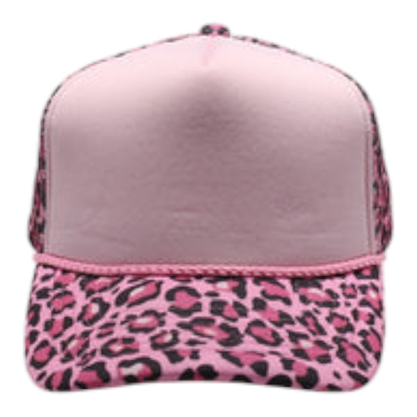 PitBull SPG21 5 Panel Leopard Sponge Trucker