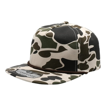 Pit Bull PB312 Old School Camo Unstructured Rope Hat