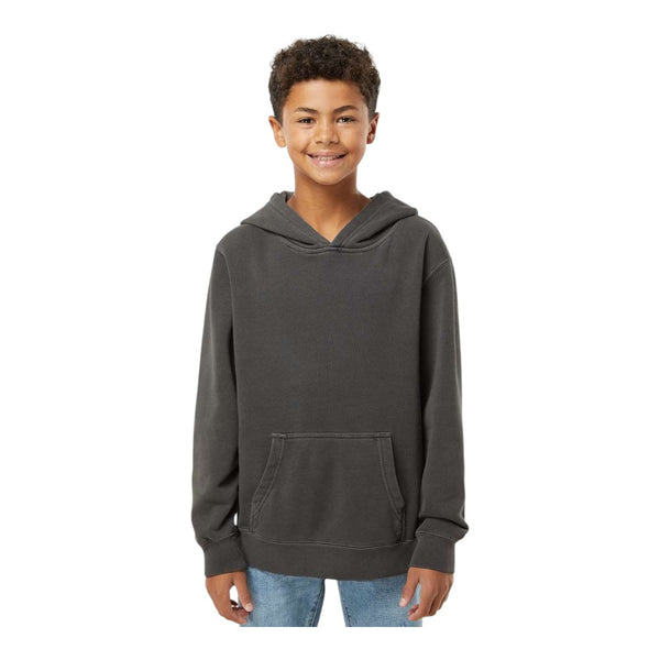 Independent Trading Co PRM1500Y Youth Midweight Pigment-Dyed Hooded Sweatshirt
