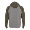 Independent Trading Co PRM33SBZ Unisex Special Blend Raglan Full-Zip Hooded Sweatshirt