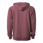 Independent Trading Co SS1000 Unisex Icon Lightweight Loopback Terry Hooded Sweatshirt