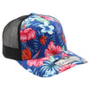 Pitbull Cambridge PB310 5 Panel Mesh Back Floral Snapback Hat