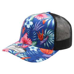 Pitbull Cambridge PB310 5 Panel Mesh Back Floral Snapback Hat - 