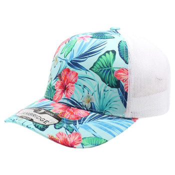 Pitbull Cambridge PB310 5 Panel Mesh Back Hat Floral Snapback