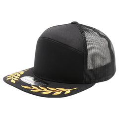 Pitbull Cambridge PB304 6 Panel Camper Bay Leaf Trucker Hat - 