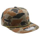 Pit Bull PB312 Old School Camo Unstructured Rope Hat