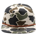 Pit Bull PB312 Old School Camo Unstructured Rope Hat