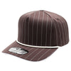 Pit Bull Cambridge PB328R 5-Panel Pinstripe Snapback Hat With Rope