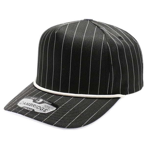 Pit Bull Cambridge PB328R 5-Panel Pinstripe Snapback Hat With Rope