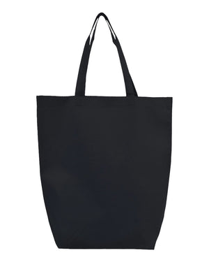 Q-Tees Q1251 Non-Woven Gusset Bottom Tote - 