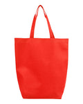 Q-Tees Q1251 Non-Woven Gusset Bottom Tote