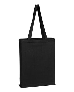 Q-Tees Q800GS Canvas Gusset Promotional Tote - 