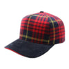 PitBull PLD11 5 Panel Plaid Sandwich Visor Cap