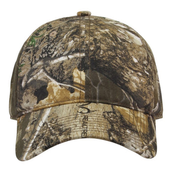The Game GB873 Camo Relaxed Cap – Realtree Camo with Slide Buckle Closure