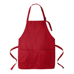 Port Authority A601 Medium-Length Two-Pocket Bib Apron