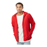 Independent Trading Co EXP54LWZ Men's Lightweight Windbreaker Full-Zip Jacket