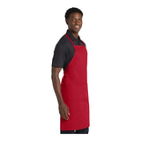 Port Authority A700 Easy Care Extra Long Bib Apron with Stain Release