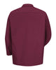 Red Kap SP14 Industrial Long Sleeve Work Shirt - Burgundy